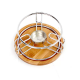 Metal Teapot Warmer with Wooden Base